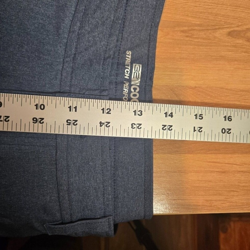32 Degrees Pants Mens 38X31 Cool Stretch Performance Tech Slate Blue NWOT Casual - Picture 8 of 10